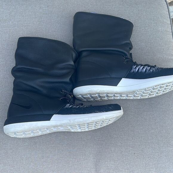 Women's Nike Roshe Two Hi Flyknit Leather Boots size 10 - Picture 6 of 12